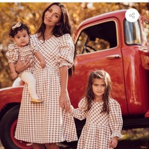 Jessakae Misty Maple Brown Gingham dress